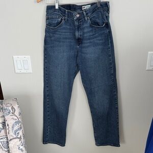 Wrangler Men's Straight Fit Blue Jeans